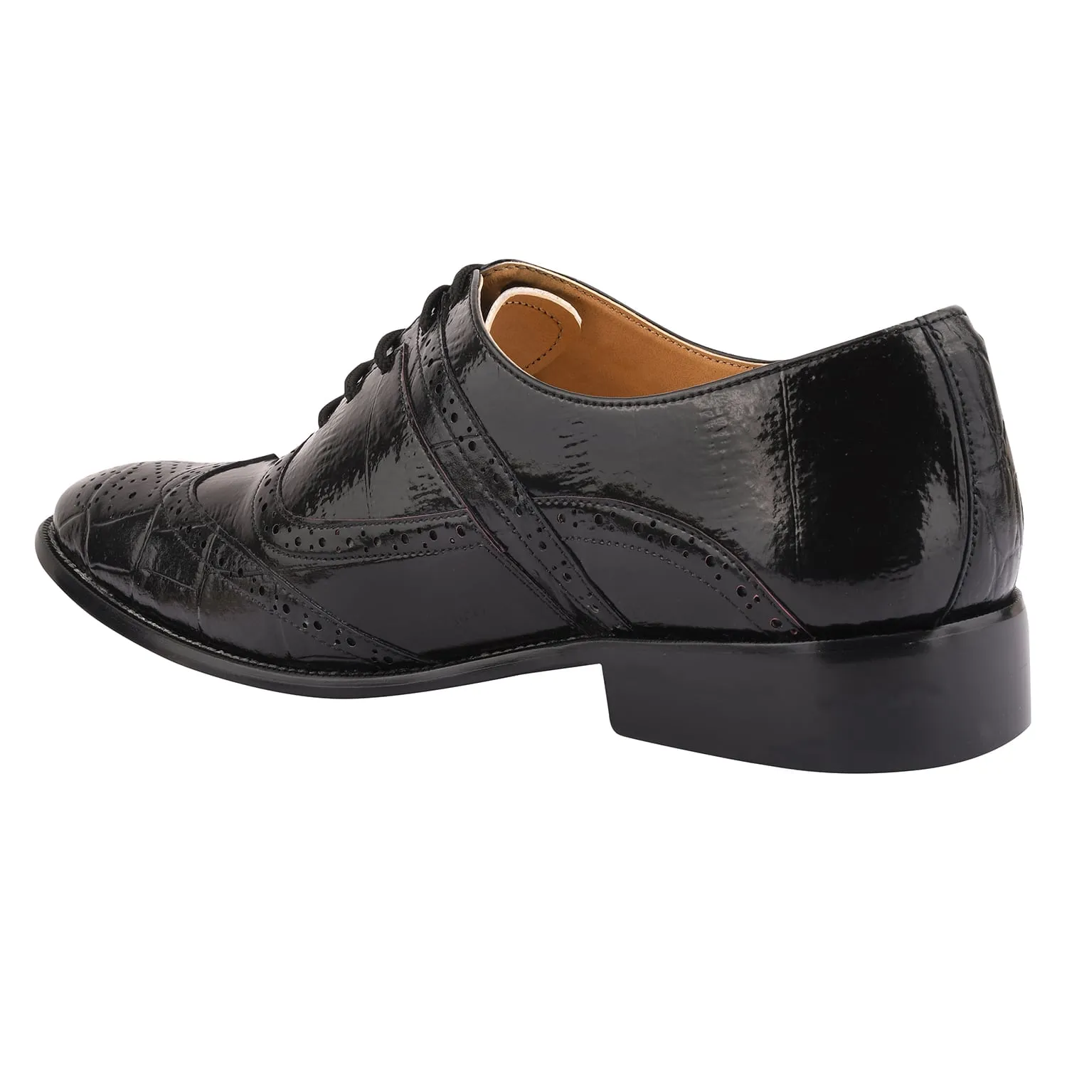 Dallas Genuine Leather Oxford Style Brogue Dress Shoes