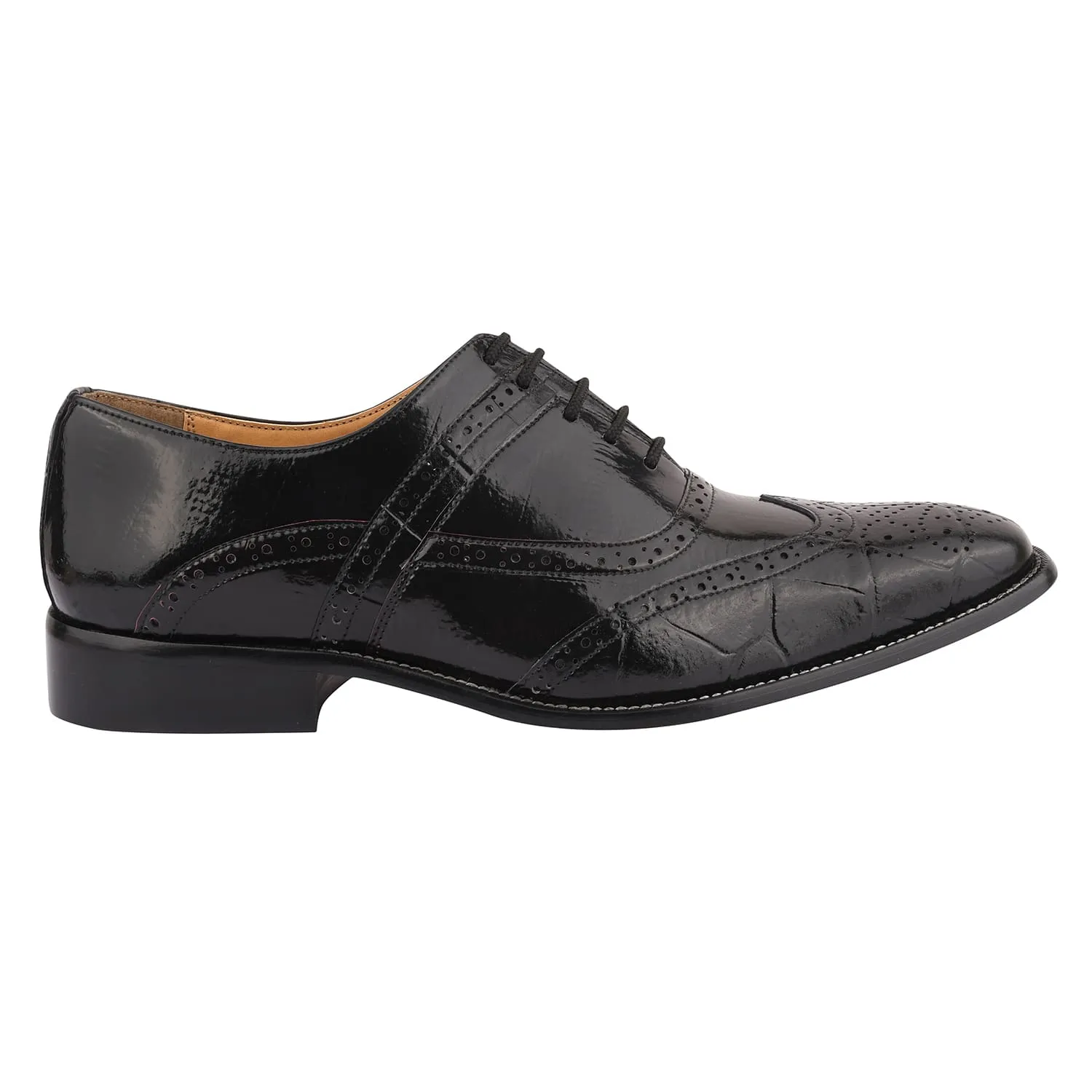 Dallas Genuine Leather Oxford Style Brogue Dress Shoes