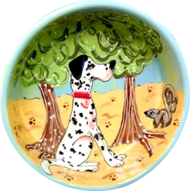 Dalmatian Pet Bowl