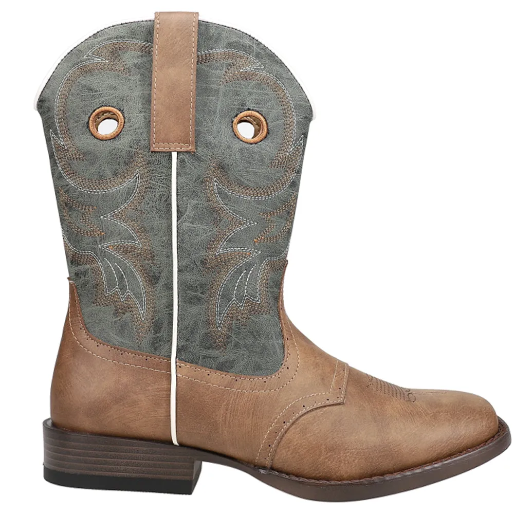 Daniel Square Toe Cowboy Boots