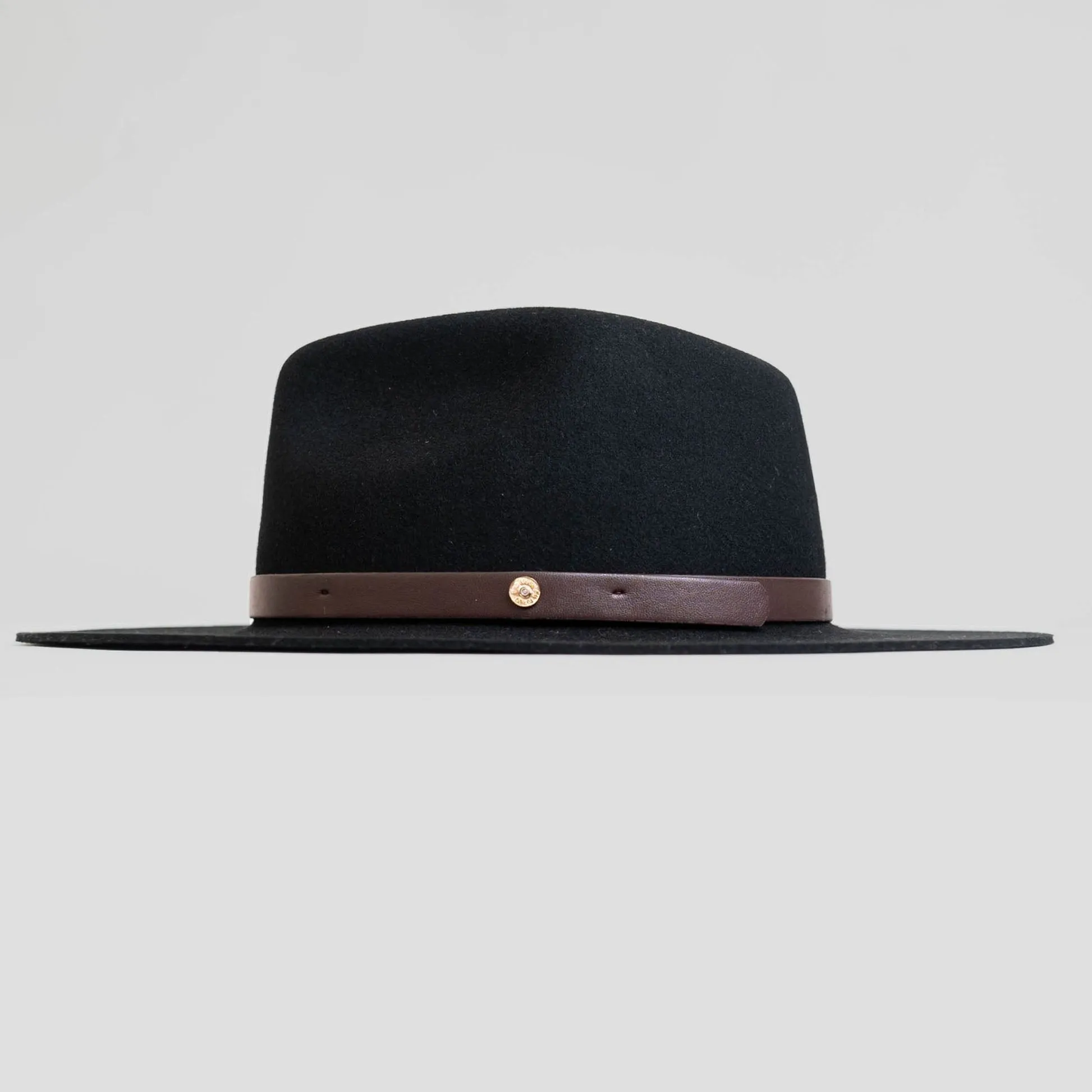 Dapper Men's Felt Fedora Hat–Olive Green