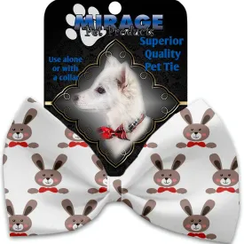 Dapper Rabbits Pet Bow Tie Collar Accessory With Velcro