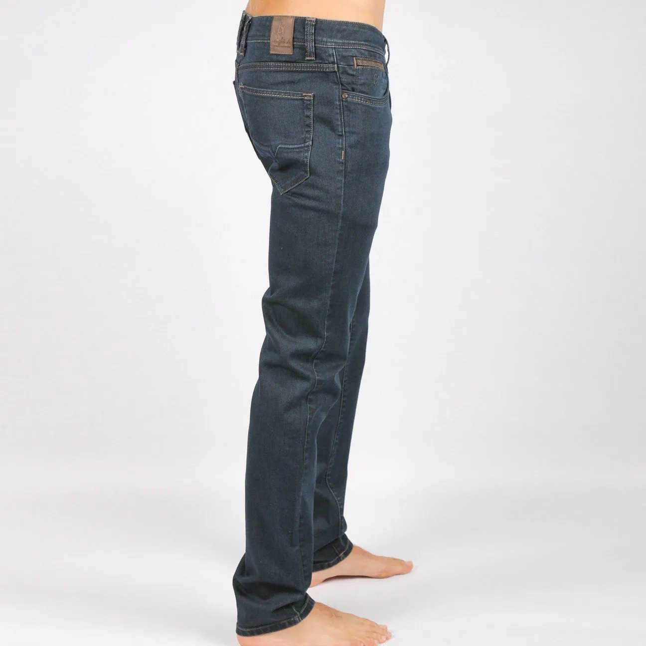 Dark Blue Slim Fit Jeans #1076-07