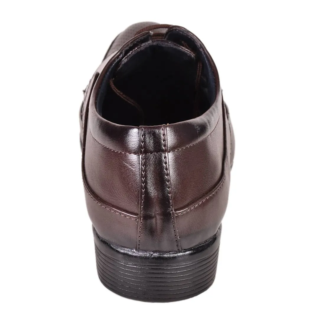 Dark Brown Derby Shoes