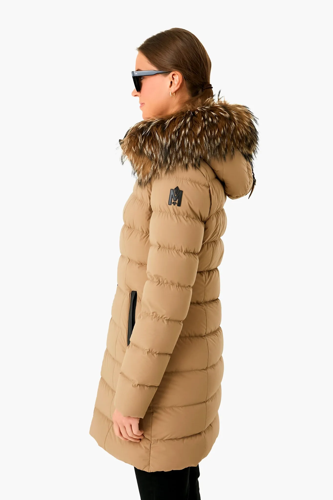 Dark Camel Calla Down Coat