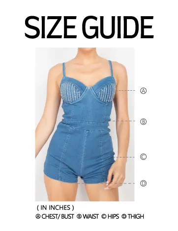 Dark Denim Lace-up Detailed Tube Top Romper