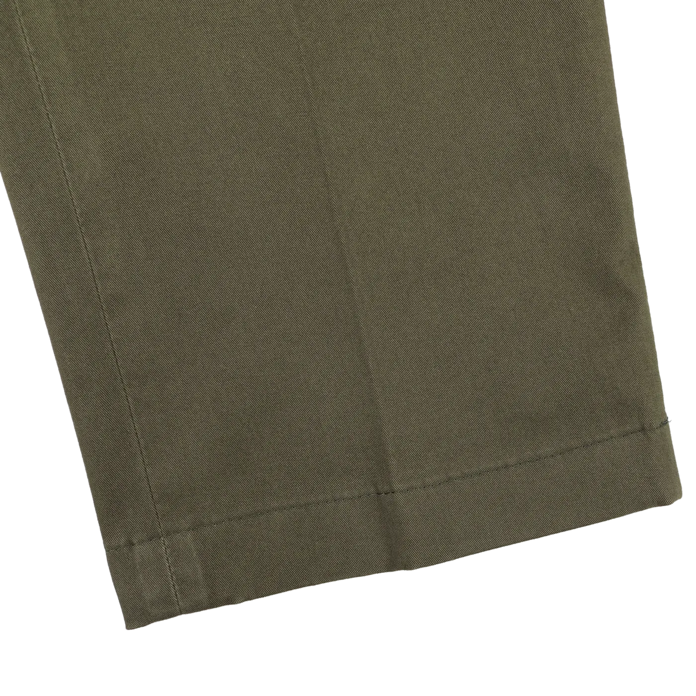 Dark Green Cotton Stretch Regular Fit Chinos