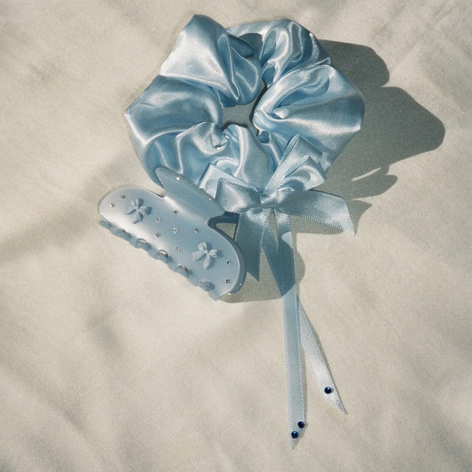 Darling Scrunchie in Baby Blue