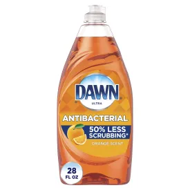 Dawn Ultra Antibacterial Liquid Dish Soap, Orange Scent, 28 fl oz