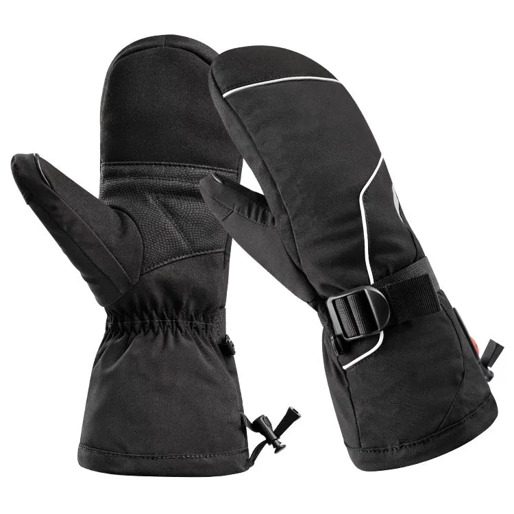 Day Wolf Mittens Gloves for Men and Women, Rechargeable Heated Gloves