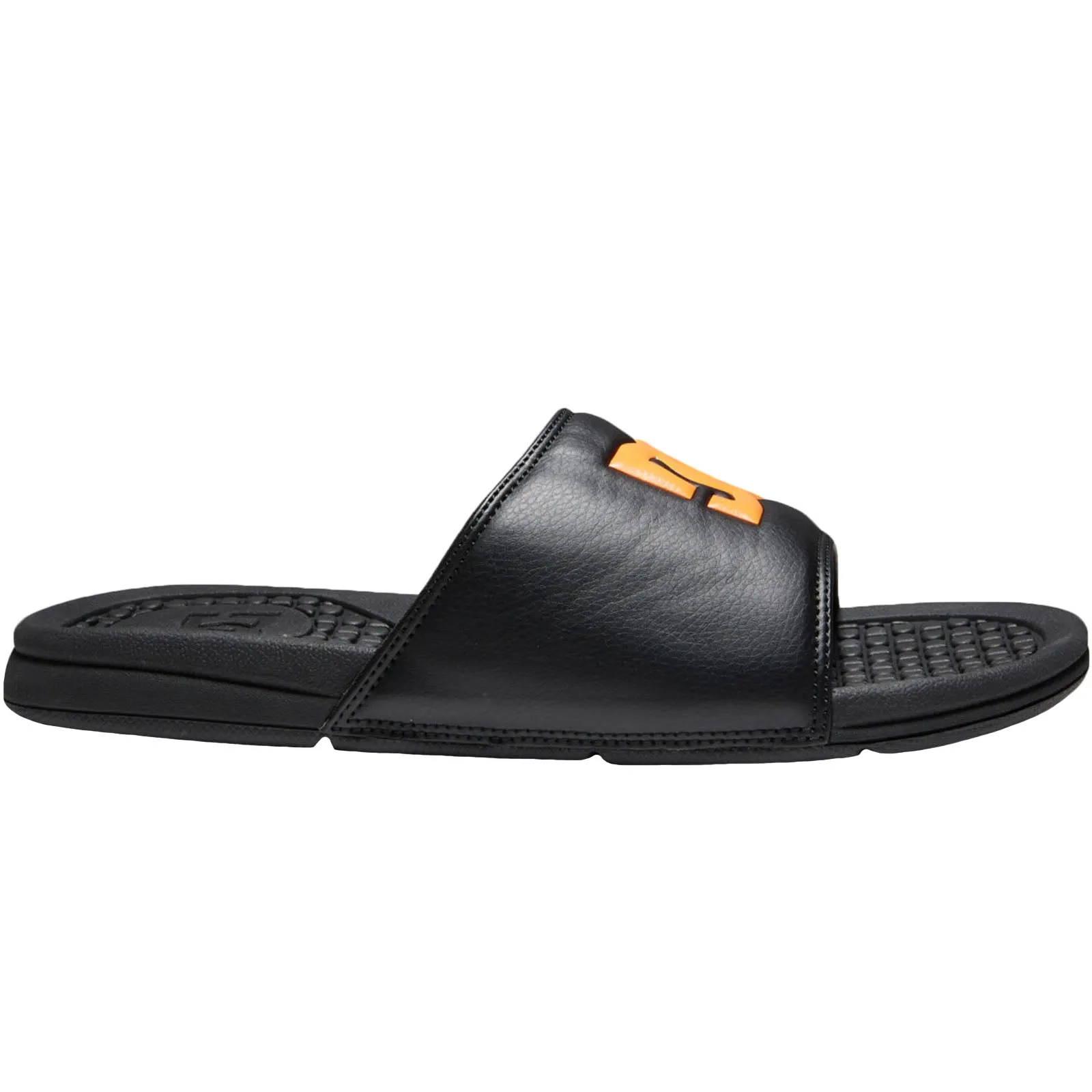 DC Shoes Mens Bolsa Leather Sliders