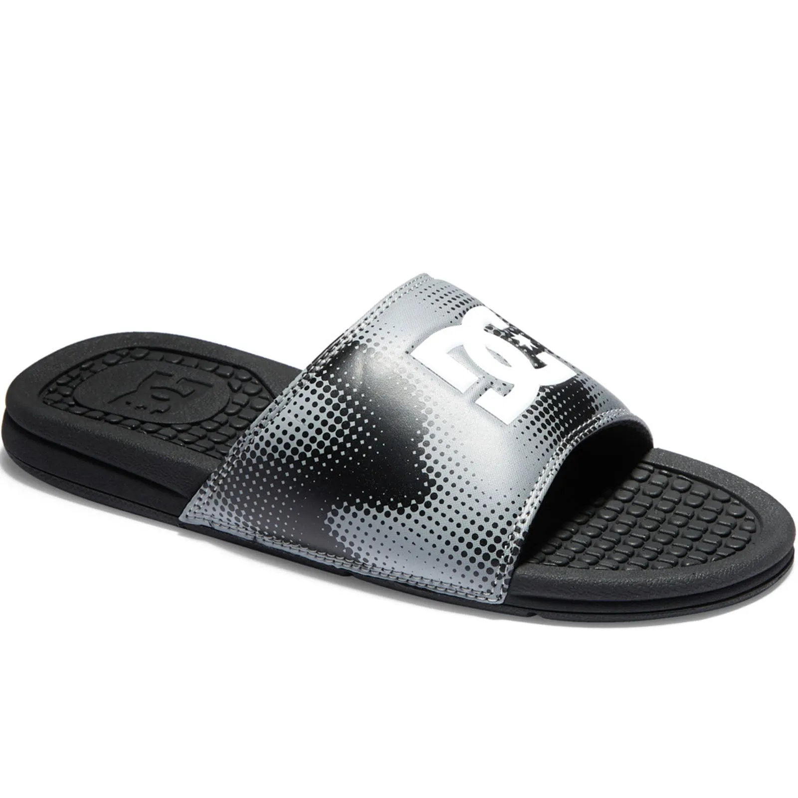 DC Shoes Mens Bolsa Leather Sliders