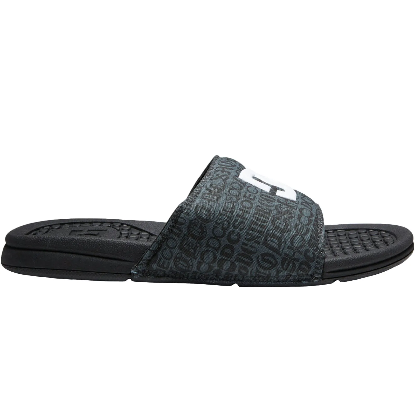 DC Shoes Mens Bolsa Leather Sliders