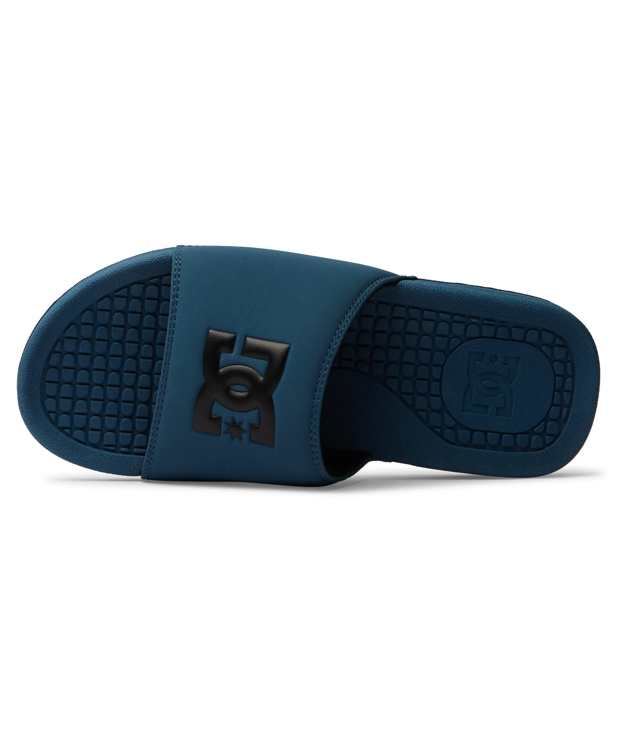 DC Shoes Mens Bolsa Leather Sliders