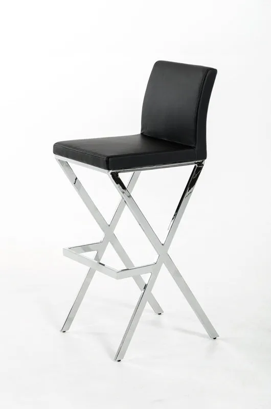 Dean - Modern Black Bar Stool (Set of 2)