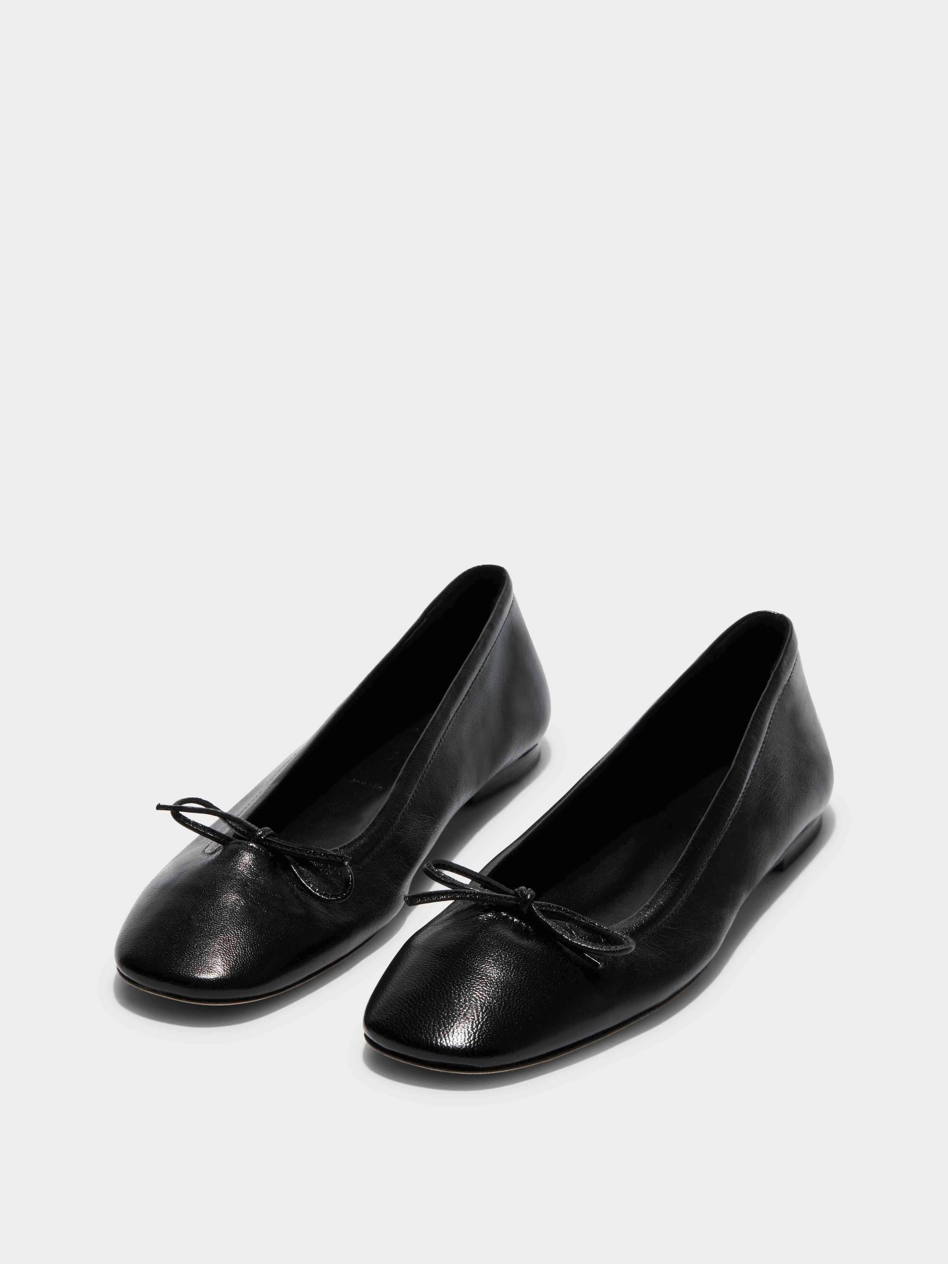 Delfina Leather Ballet Flats