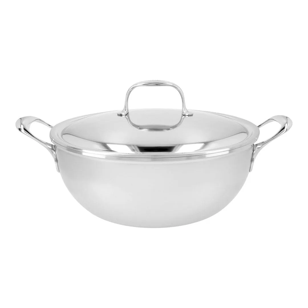 Demeyere Atlantis Deep Frying Pan With 2 Handles 7 - 28 Cm