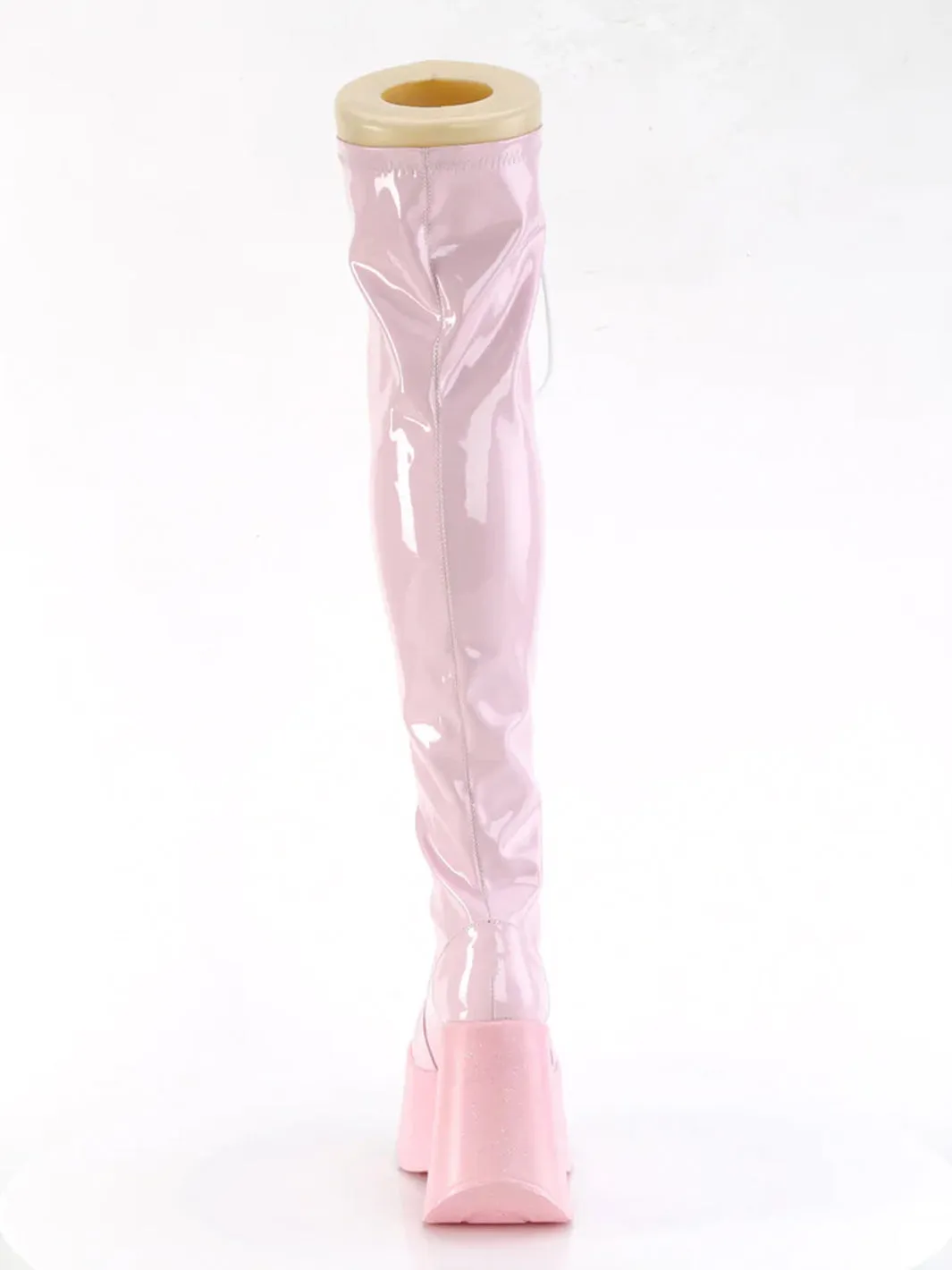 DEMONIA DYNAMITE-300 - PINK STRETCH HOLOGRAM ✰ PRE ORDER ✰