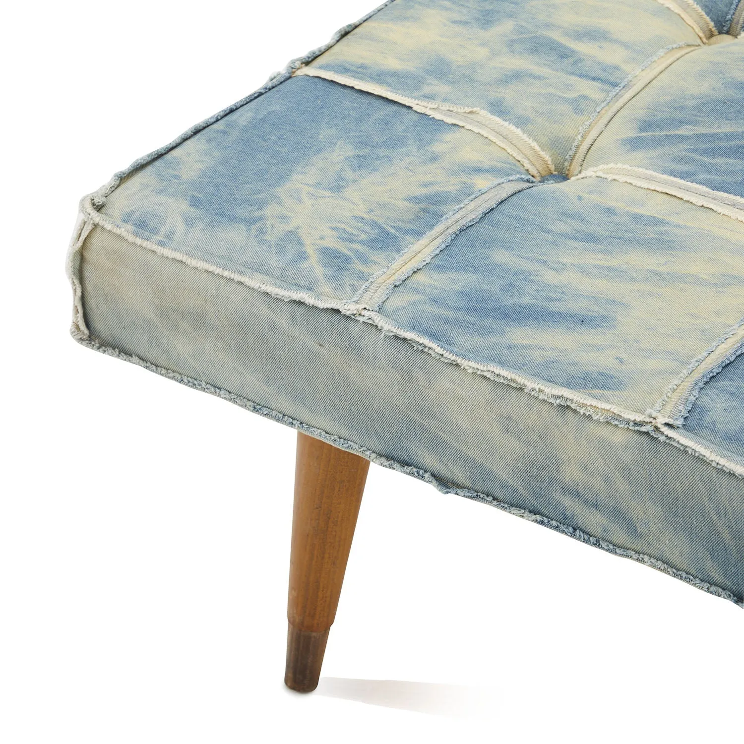 Denim Ottoman