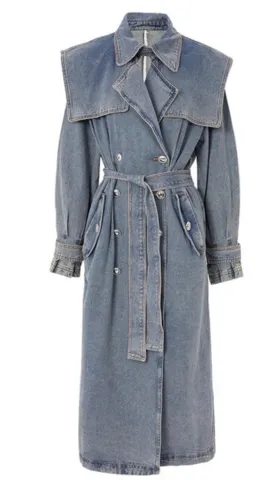 Denim Trench