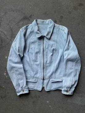 Denim Zip Jacket—[S/M]