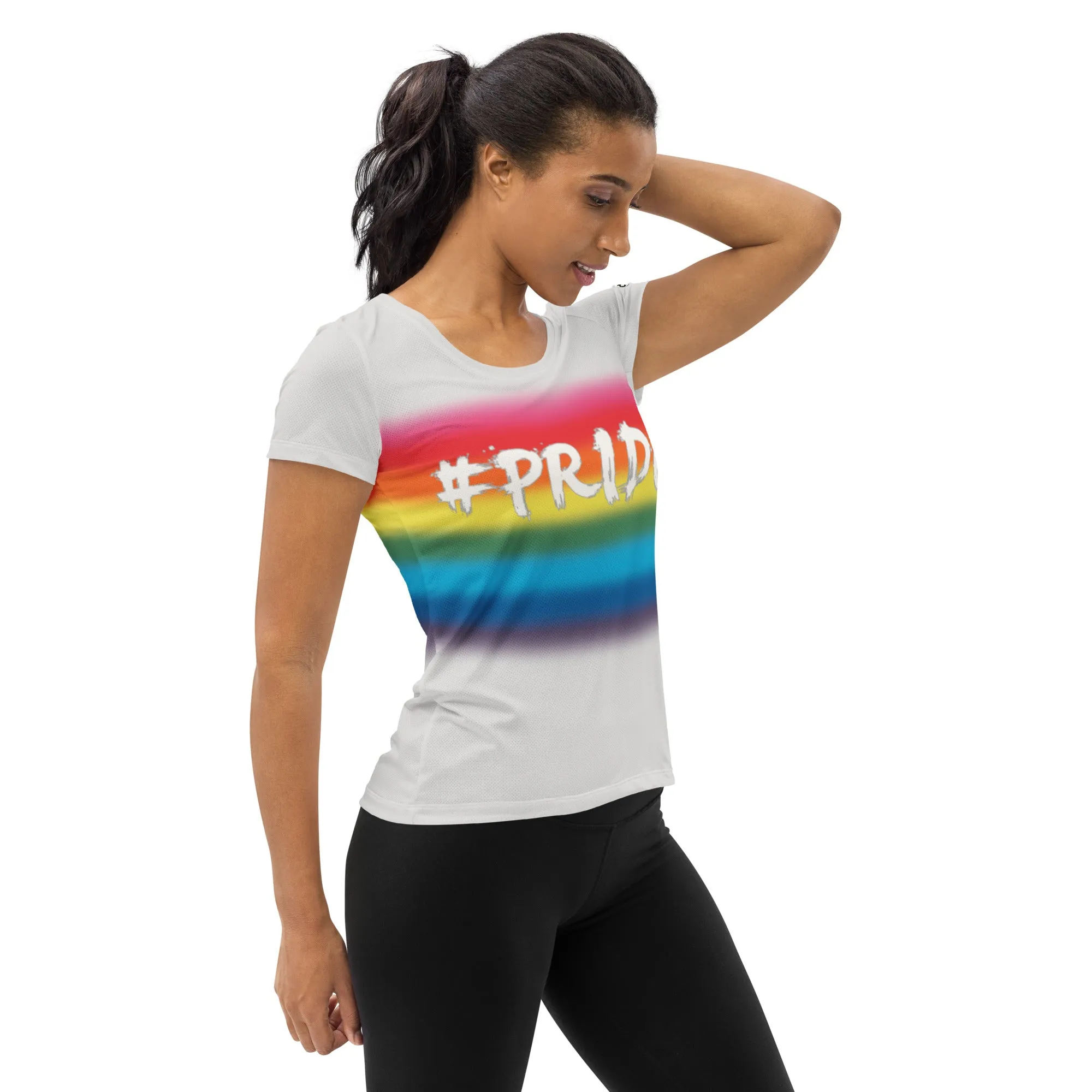 Descendants of the Island Pride Month Women's Athletic T-shirt