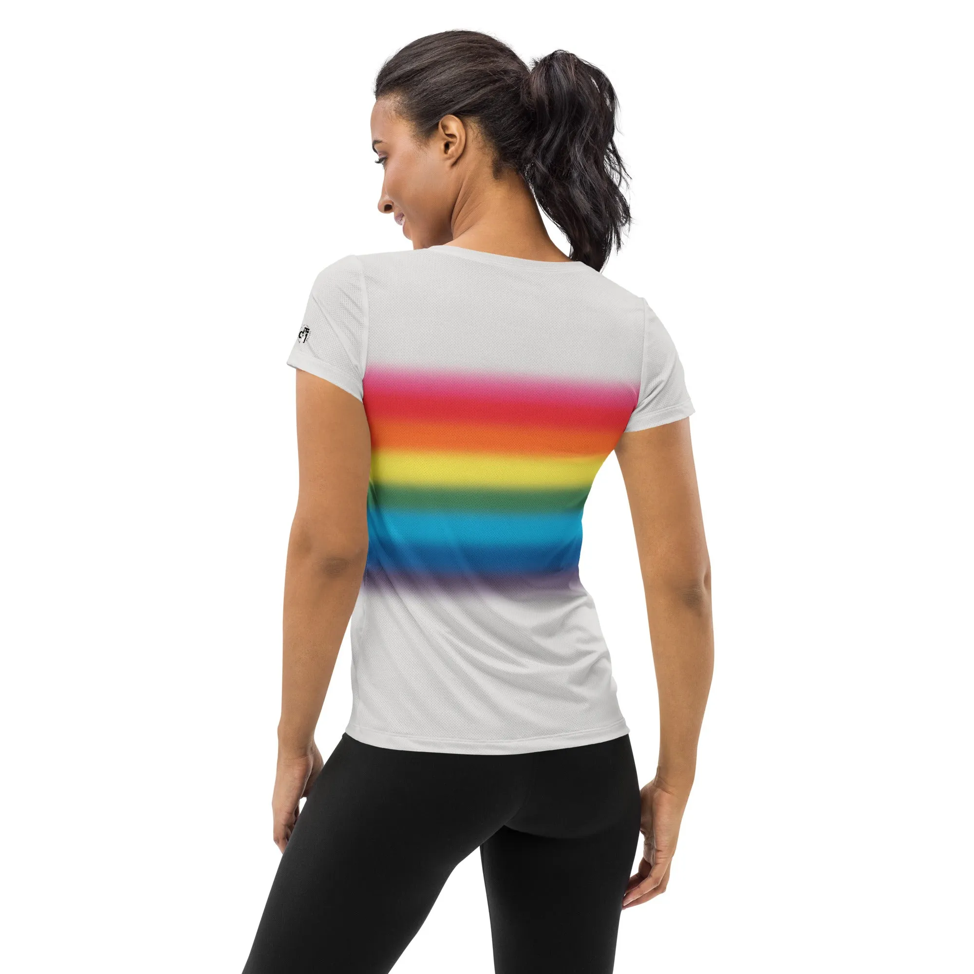 Descendants of the Island Pride Month Women's Athletic T-shirt