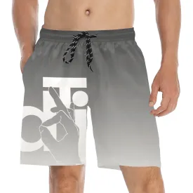 Descendants of the Island Silver Men's Mid-Length Beach Shorts