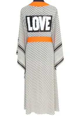 Desert - Tribe Kimono Love (Neon Orange)