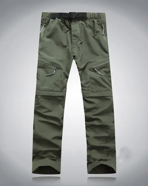 Detachable Quick Dry Men Pants 2019 Spring Summer Waterproof Outdoor Active