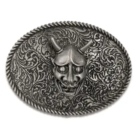 Devil Head Oval Belt Buckle