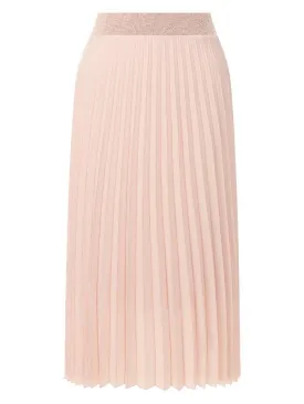 D.Exterior Pale Pink Pleated Skirt 50891 5NUDO