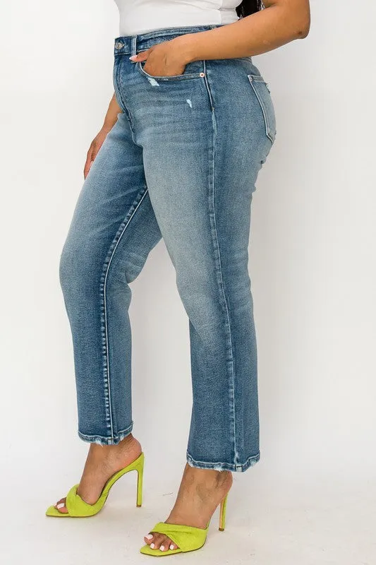 Diana Distressed Hem Jean