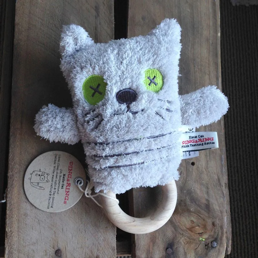 Ding A Ring Teether Rattle - Katie Cat