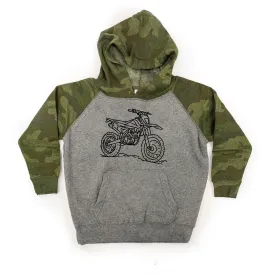 DIRT BIKE - Minimalist Design - Child Hoodie