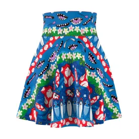 Disney Lilo And Stitch 626 Line Women's Skater Skirt