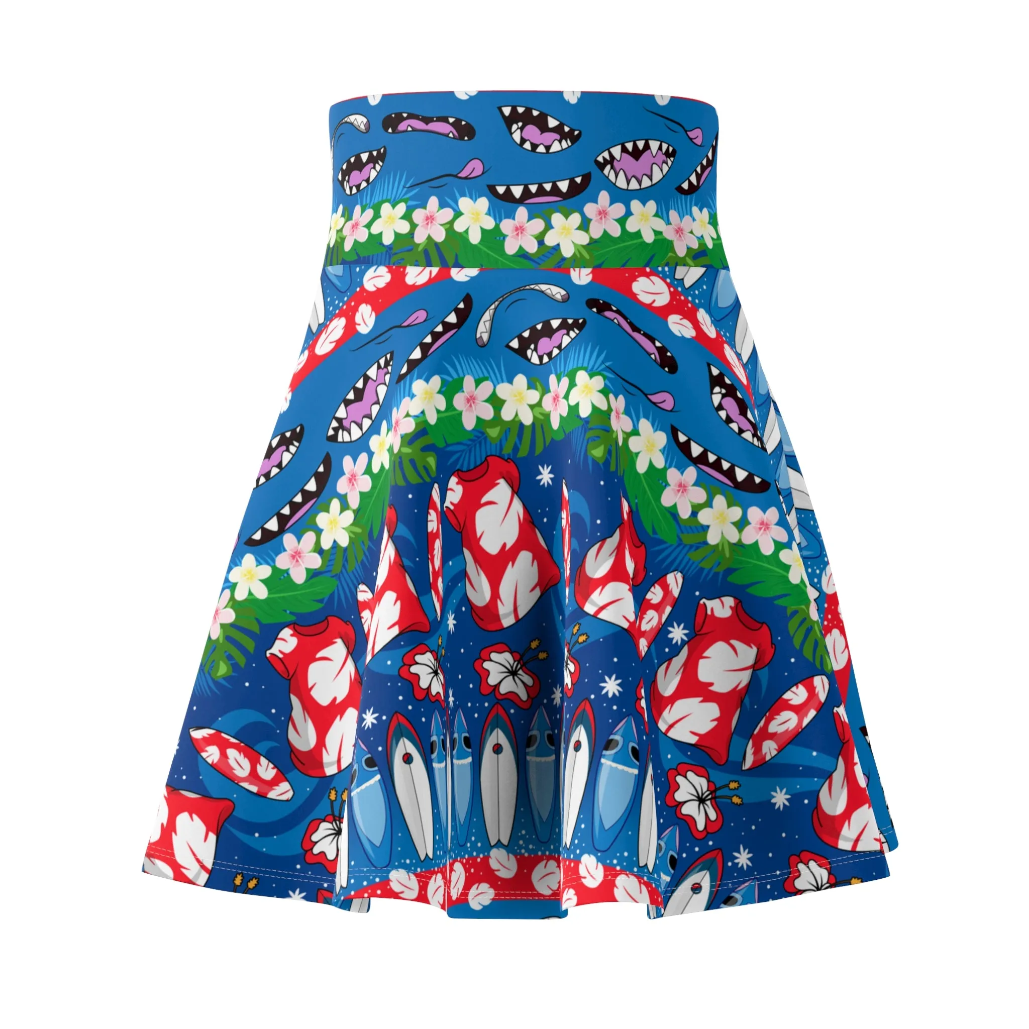 Disney Lilo And Stitch 626 Line Women's Skater Skirt