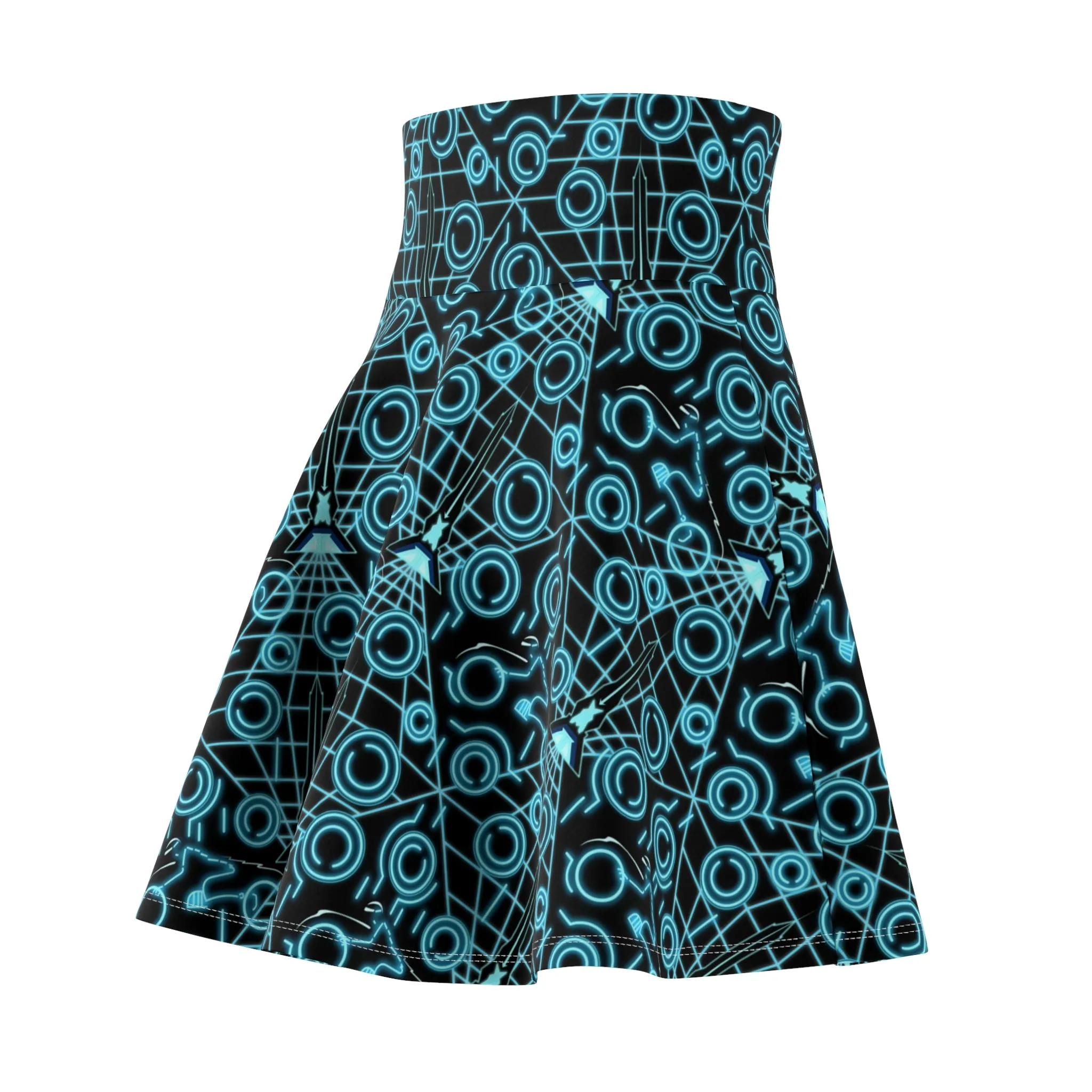 Disney Tron Neon Bikes Women's Skater Skirt