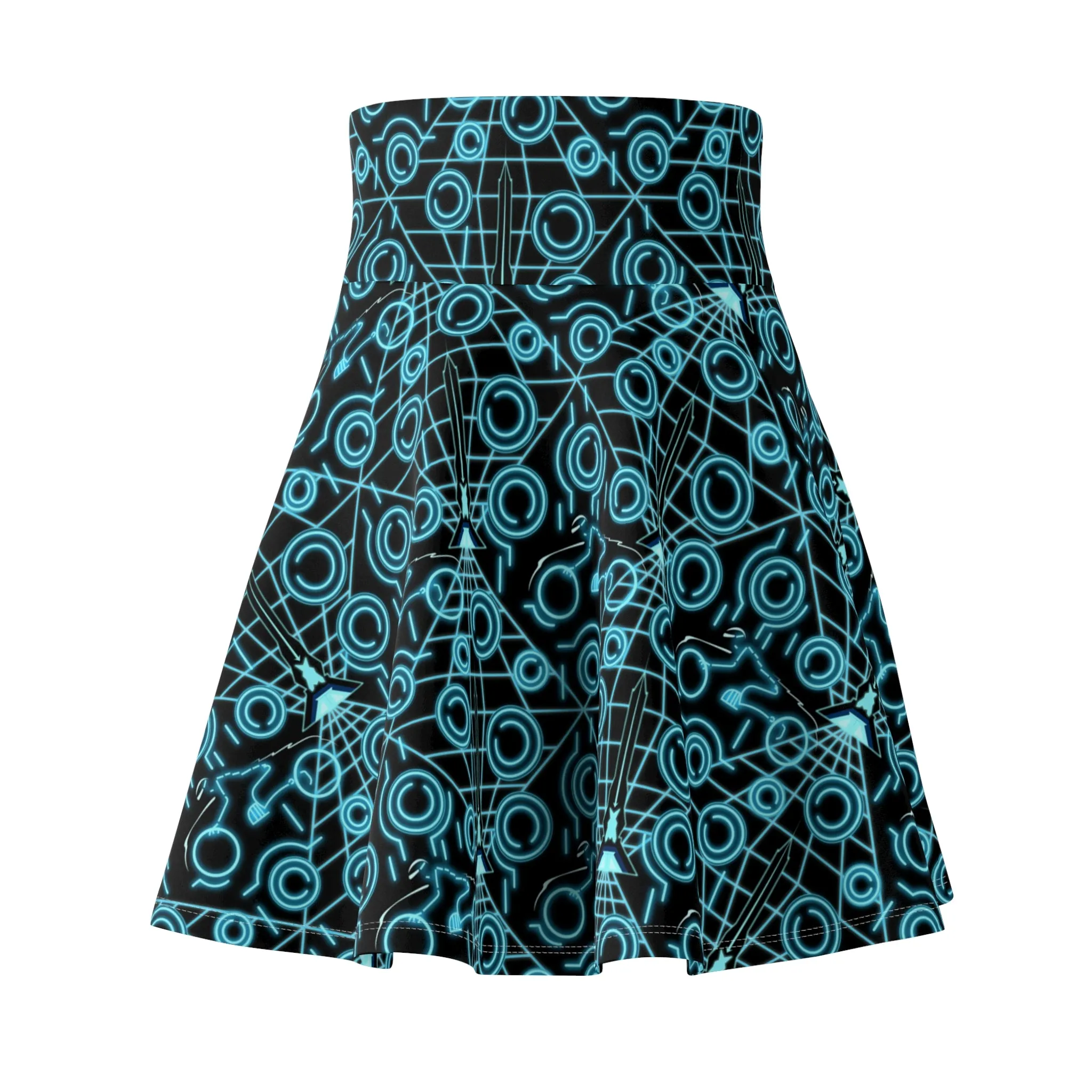 Disney Tron Neon Bikes Women's Skater Skirt