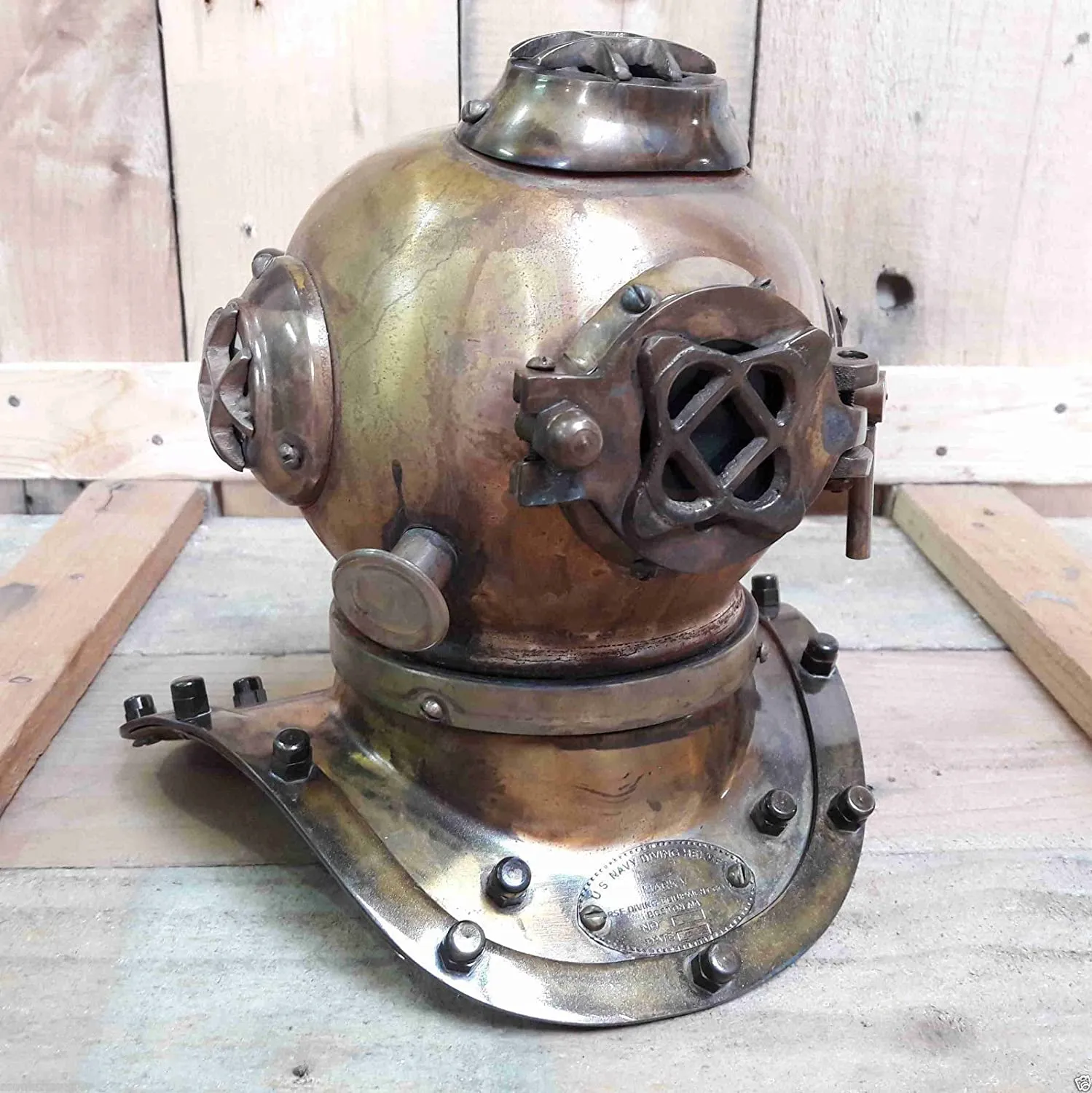 Diving Divers Helmet U.S Navy Mark V Real Antique Look Vintage Gift 7 inches