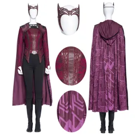 Doctor Strange 2: Scarlet Witch's New Costumes Doctor Strange in the Multiverse of Madness Wanda Cosplay Costume