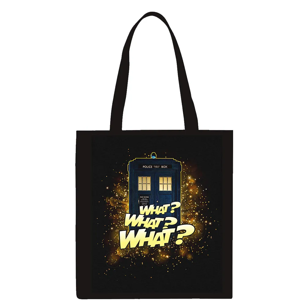 Doctor Who: What? What? What? Tote Bag