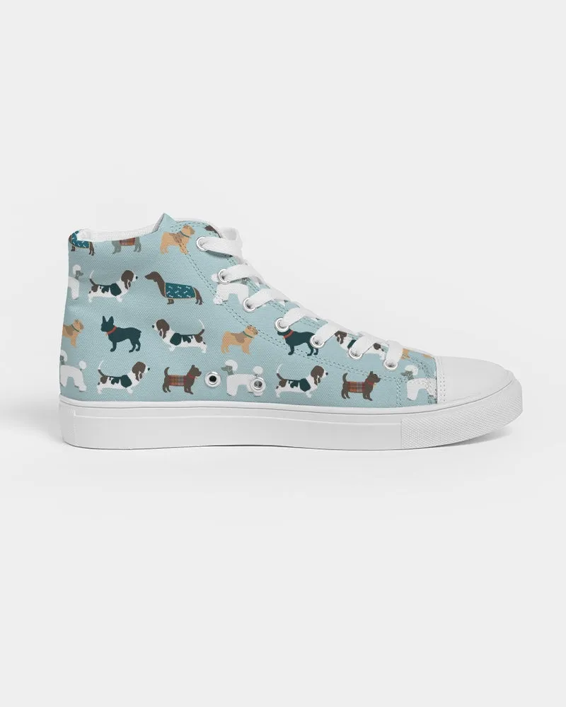 Dog Pawty Women's Hightop Canvas Shoe