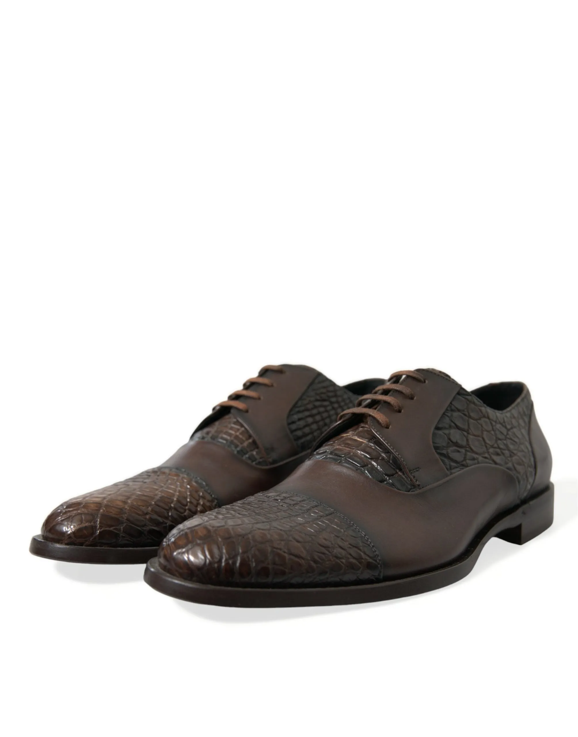 Dolce & Gabbana Elegant Textured Leather Oxford Dress Shoes