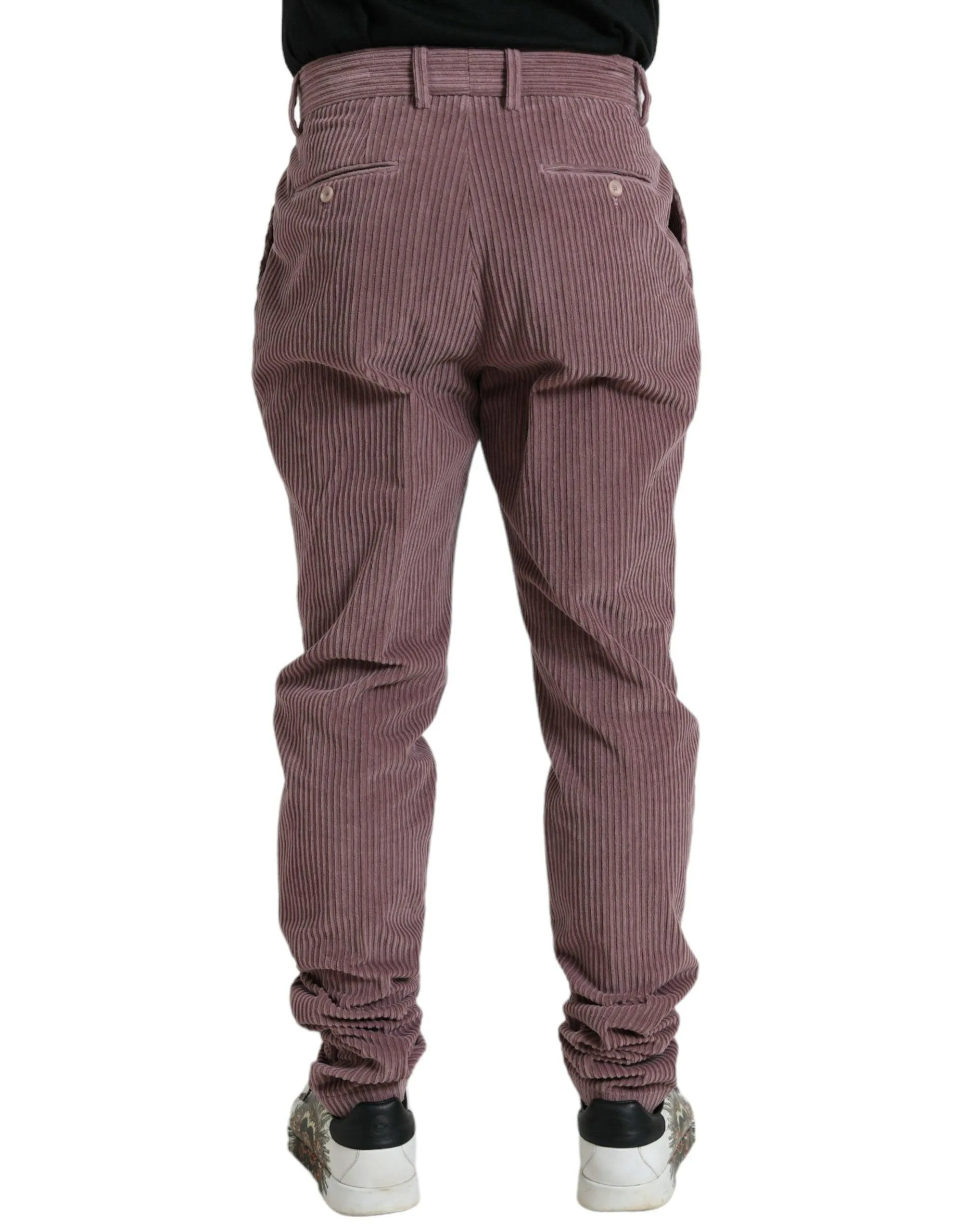 Dolce & Gabbana Purple Zipper Closure Pants