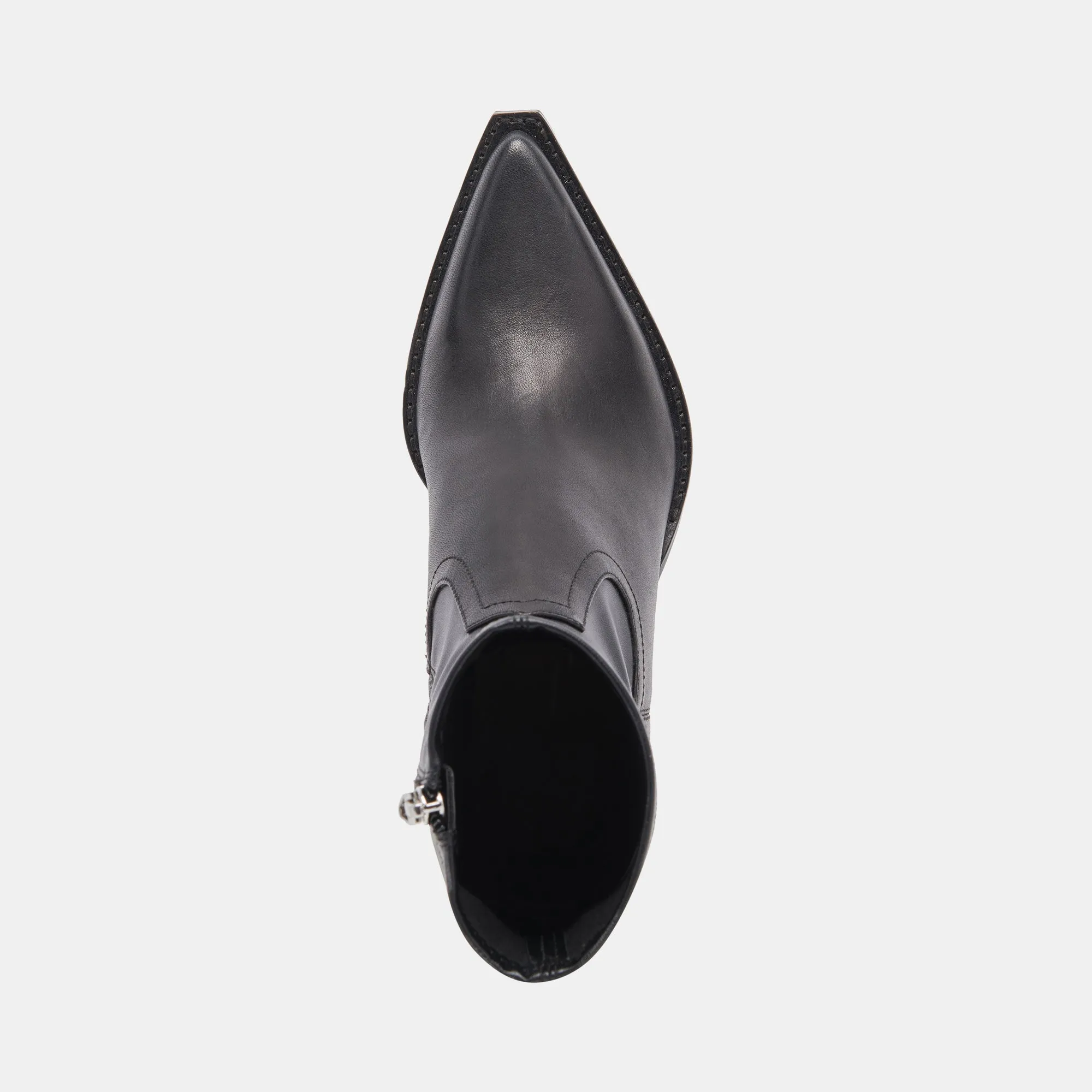 Dolce Vita Rutger Booties in Black Leather