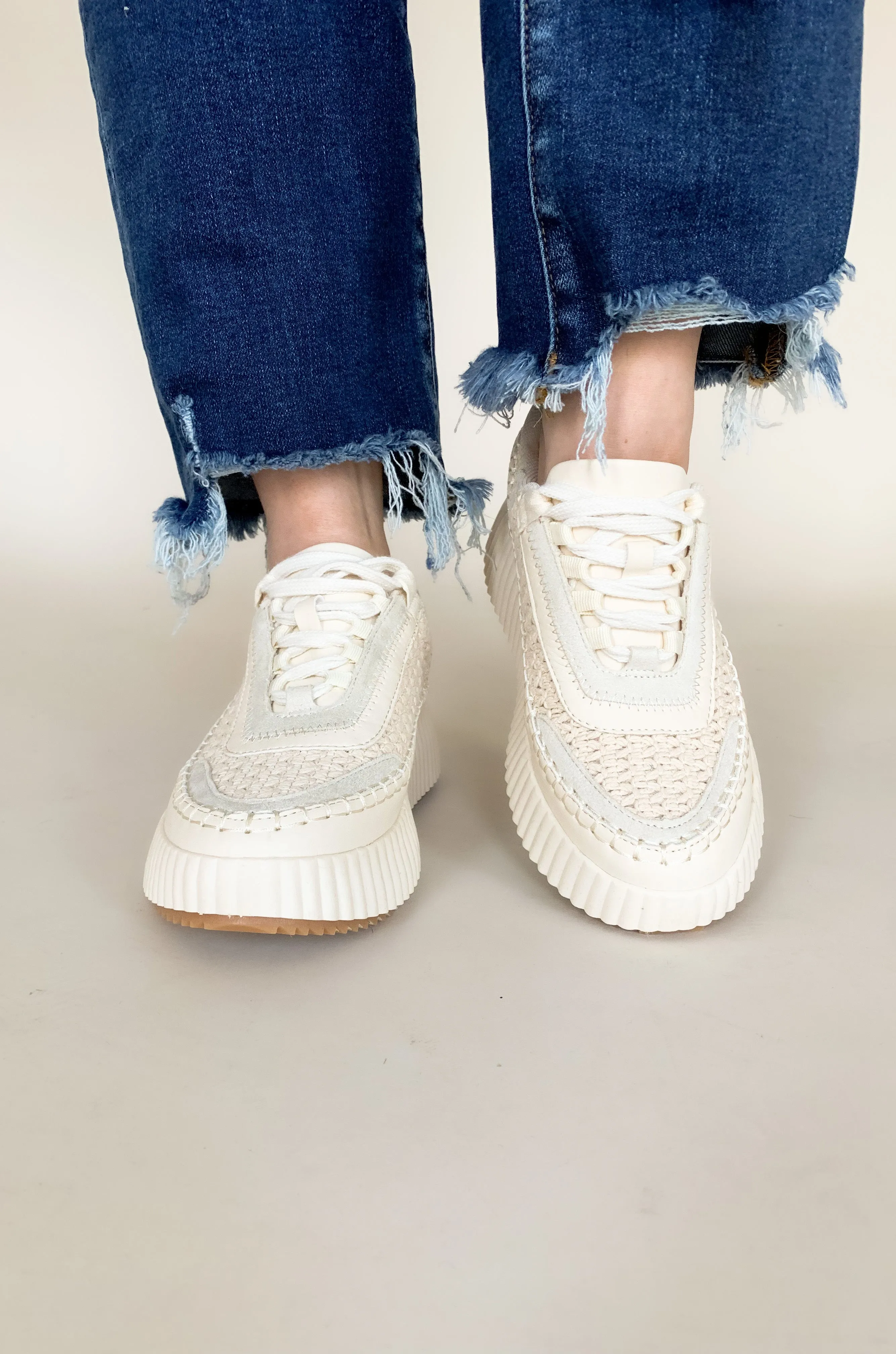 Dolea Knit Lace Up Sneaker