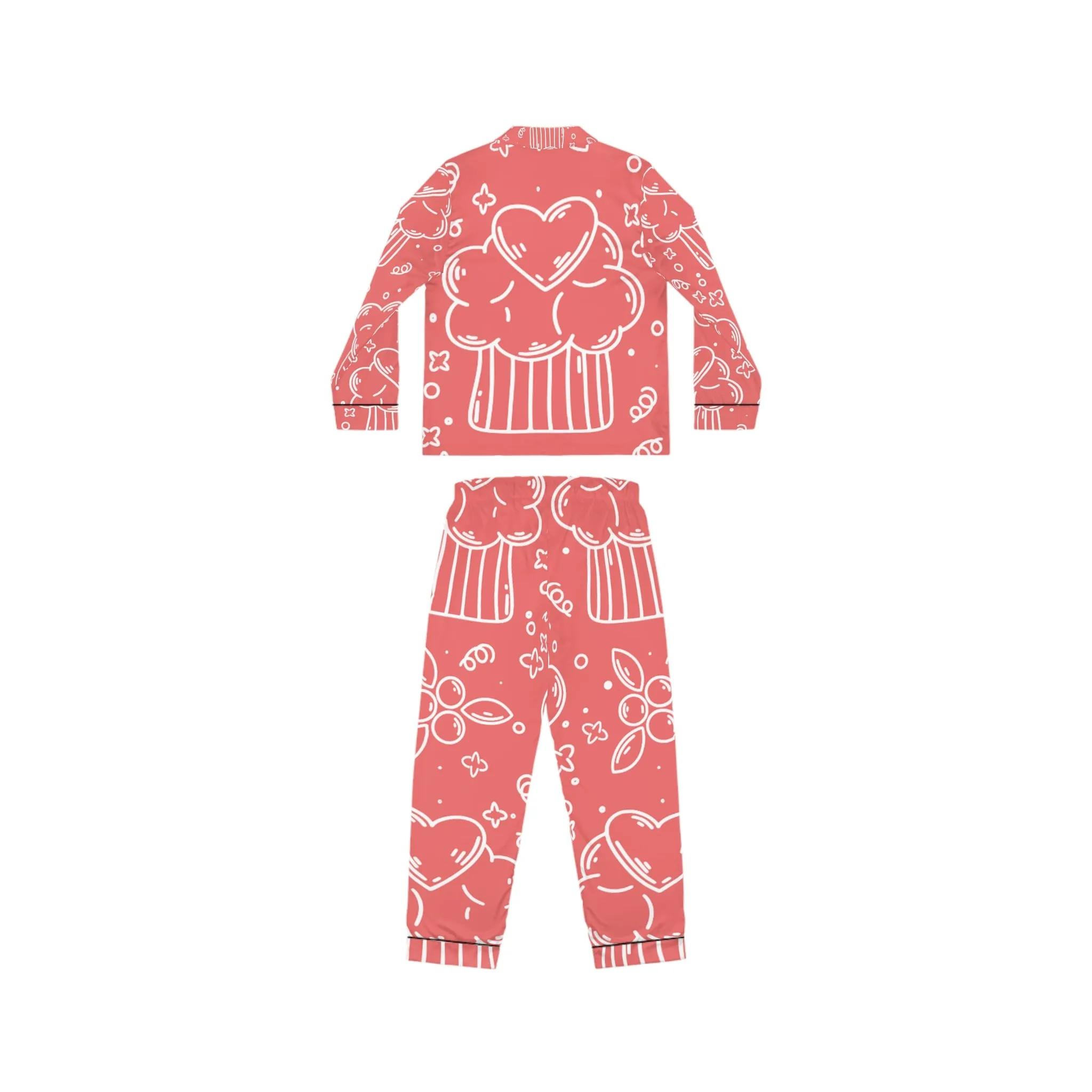 Doodle Pancake - Inovax Women's Satin Pajamas