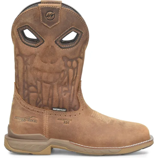 Double H Men's Phantom Rider Lycan 11" Comp Toe WP Roper Work Boot -Brown- DH5398