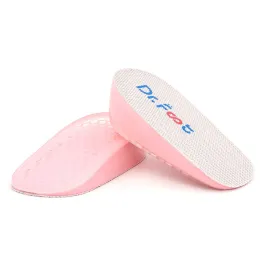 Dr. Foot's Height Increase Insoles, Heel Cushion Inserts, Heel Lift Inserts for Leg Length Discrepancies (1.4" Height) Pink